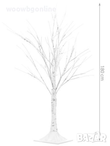 Светещо декоративно дърво бреза 180 см, снимка 6 - Други - 42794440