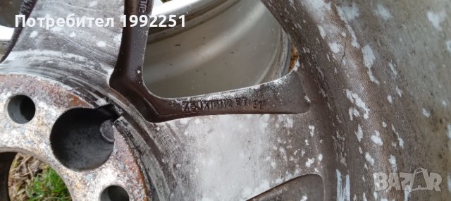 4бр ляти джанти 7.5J16 ЕТ37. 5x112. Свалени са от Mercedes C класа. Внос от Германия. Цената е за ко, снимка 6 - Гуми и джанти - 38959154