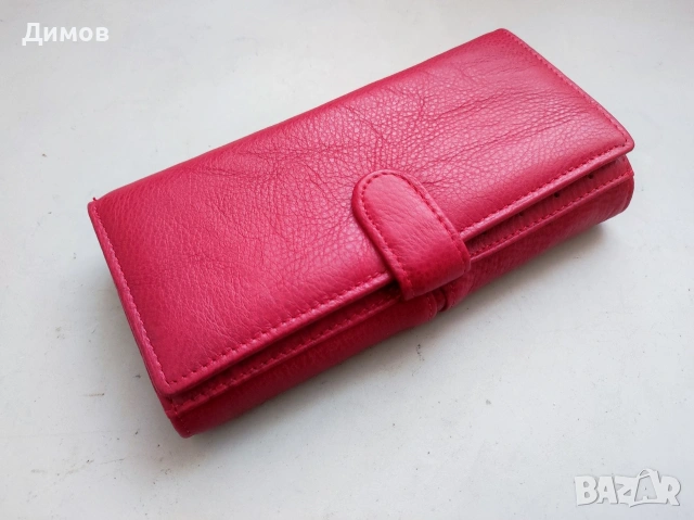Качествено дамско портмоне естествена кожа портфейл , снимка 3 - Портфейли, портмонета - 54036191