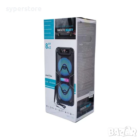 🔊 Тонколона преносима, Bluetoot, караоке, Digital One SP01113, gts-1701, 2x8", безжична, блутут, ка, снимка 6 - Bluetooth тонколони - 50793510