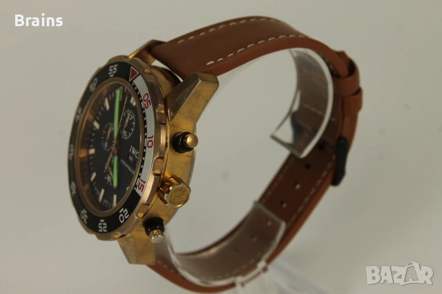 Мъжки Ръчен Хронограф IWC Aquatimer Rose Gold, снимка 5 - Мъжки - 53114180