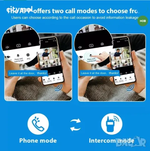 12 Mpx WiFi безжична IP камера с 3 обектива,  нощно виждане, 360°, iCSee, Ultra HD, микрофон, просле, снимка 6 - IP камери - 49462425