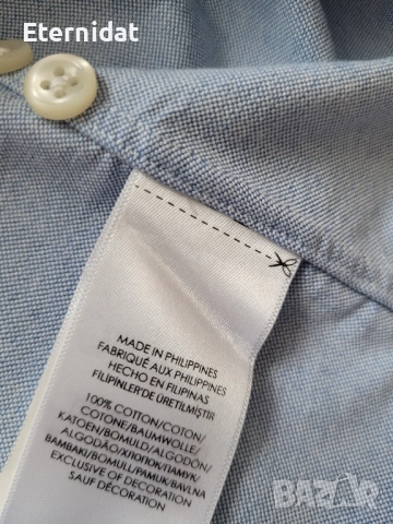 Мъжка синя риза POLO RALPH LAUREN , снимка 5 - Ризи - 51887103