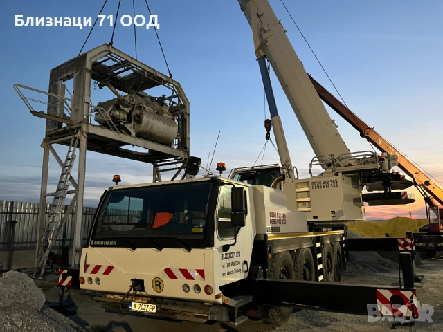  Автокранове Бургас 35т  50т 90т, снимка 3 - Услуги с автокран - 24005370