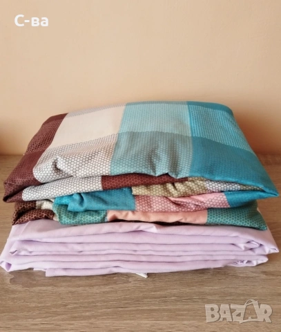 Чаршафи - плик за завивка и долен чаршаф 