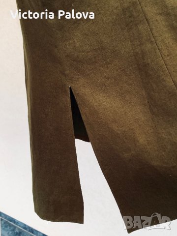 Дизайнерски блейзър/сако лен и коприна, снимка 11 - Сака - 39552393