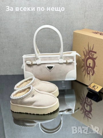 Prada🔝UGG Дамски Меки И Топли Боти🔝Меки И Топли Чехли🔝Дамска Чанта Код SK768, снимка 4 - Дамски боти - 53170903