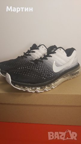 Nike Air Max 2017 Black & White - Номер 44, снимка 4 - Спортни обувки - 44464315