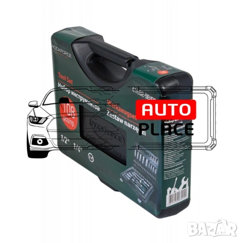 Гедоре 108 части 1/4“и 1/2“ RockForce, снимка 3 - Гедорета - 53909041