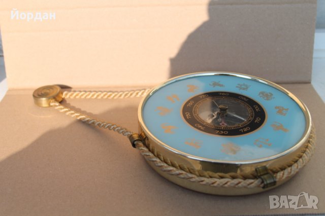 Немски барометър със зодии, снимка 1 - Колекции - 39663518