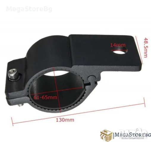 Метална стойка за халоген 66мм - 3030, снимка 3 - Аксесоари и консумативи - 47523953