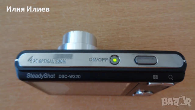 Sony Cyber-shot DSC-W320 14.1MP Black, снимка 2 - Фотоапарати - 50766253