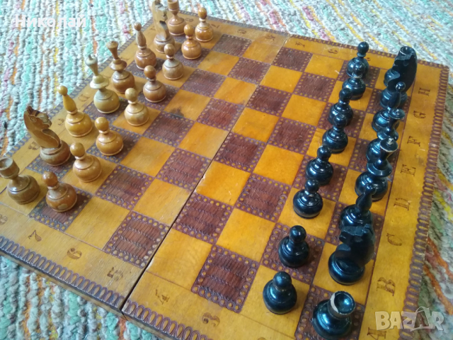 Дървен шах , снимка 7 - Шах и табла - 44728264