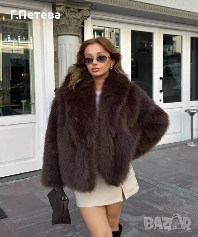 ❌Пухено палто С М Л , снимка 2 - Палта, манта - 56415917