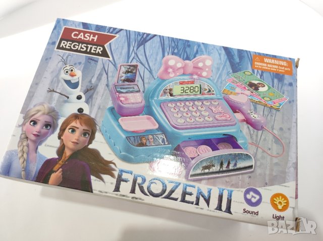 Frozen II касов апарат със звукови и светлинни ефекти. , снимка 6 - Електрически играчки - 44337388