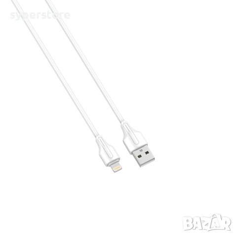 Кабел iPhone Lightning към USB за LDNIO LS377 SS000151 1m 2.1A Fast charging, снимка 1 - USB кабели - 36774450