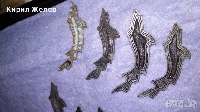 Лот 8 ФИГУРАЛНИ МЕТАЛНИ АРТ АПЛИКАЦИИ РИБА ЩУКА Подходящи и за ХЕНД-МЕЙД УКРАСА БИЖУТА и Друго 34242, снимка 5 - Други - 39062026