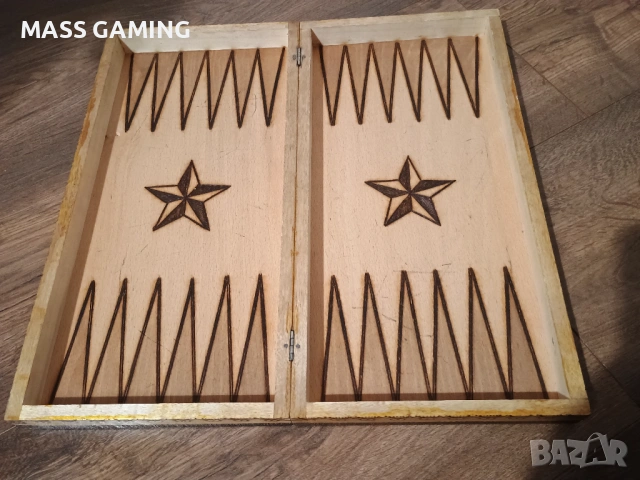 КЛАСИЧЕСКИ ПИРОГРАФИРАН ШАХ , снимка 5 - Шах и табла - 53023964