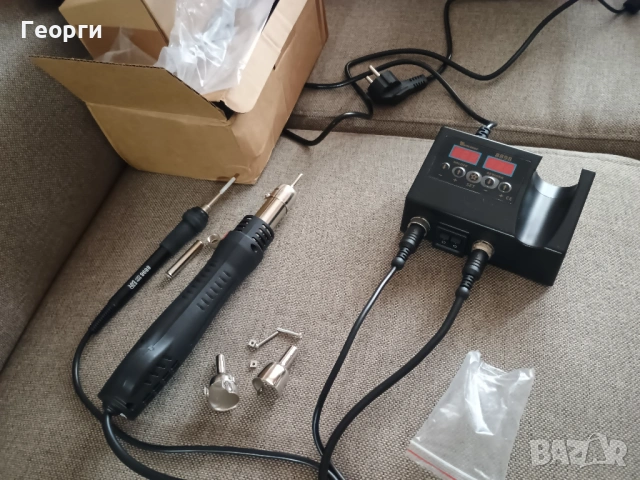 Yaоgong 8898 Поялна станция въздух двойна до 500°С