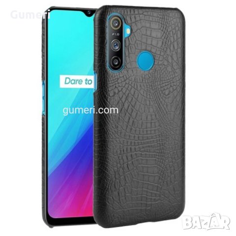  Realme C3  кожен, твърд гръб
