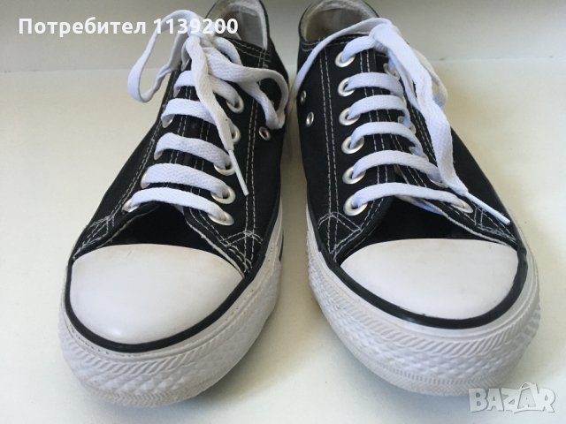 Converce All Star 37-38 черни кецове оригинал, снимка 12 - Детски маратонки - 29879802