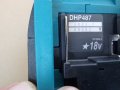 винтоверт безчетков нов Makita DHP487 - 18V, само боди,  може и пълен комплект, снимка 5