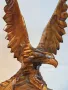 Руска дървена статуетка орел дърворезба  3/3 , снимка 4
