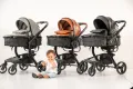 Бебешка количка Bubu 2в1 в 3 цвята, снимка 5