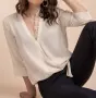 Бяла риза с дантела, снимка 2