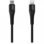 Кабел Lightning към USB Type C CANYON CNS-MFIC4B Черен 1.2м Lightning to USB Type C M/M, снимка 1