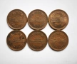 Японски монети 6 монети 10 йени Япония различни години ерите Шьова и Хейсей € 3,50 за 6-те общо, снимка 3