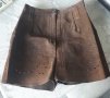 Къс панталон естествена кожа , снимка 1 - Къси панталони и бермуди - 30460302