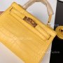 Hermes Kelly Mini yellow , снимка 2