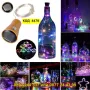 Многоцветна светеща тапа за бутилки – декоративна - КОД 4479, снимка 7