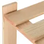 vidaXL 3-етажен стелаж, 60x28,5x90 см, бор масив, снимка 4