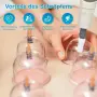 Вендузи за вакуумно лечение 32 броя – Прозрачни, снимка 5