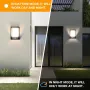 LUTEC Външна LED стенна лампа със сензор за движение, 1050LM 15.8W, снимка 4