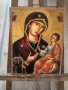 Икона на света Богородица с Младенеца, снимка 1