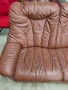 Диван тройка от естествена кожа , снимка 4