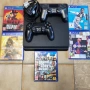 Конзола Sony Playstation 4 Slim 1TB+2 джойстика+5 игри, снимка 1