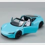 Метална кола макет на Tesla с отварящи врати, светлини и звук, снимка 7