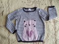 Английски детски пуловер , снимка 1 - Бебешки блузки - 38324855