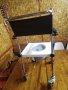 Санитарен тоалет стол с вдигащи се подлакътници за баня и тоалет. Подходящ за възрастни, оперирани, , снимка 4