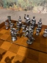 Масивни метални фигури за шах., снимка 9