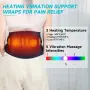 Безжична нагревателна подложка за облекчаване на болки в гърба с масажор, снимка 4