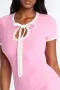 Млечно Розова Мини Рокля - Бранд FASHION NOVA, снимка 1