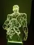 JoJo's Bizarre Adventure DIO 3D лампа, снимка 3