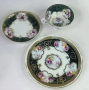 Japanese  Circa 1908-1921 Gilded Moriage Hand Painted Tea Cup & Saucer Trio Код P1610, снимка 5