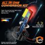 Нови LED крушки за фарове дълги светлини Супер ярки студено бяло ксенонови комплект 2 лампи, снимка 4