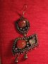 СТАРО УКРАШЕНИЕ от САЧАН с КАРНЕОЛ и КРИСТАЛ ВИСУЛКА 50141, снимка 9